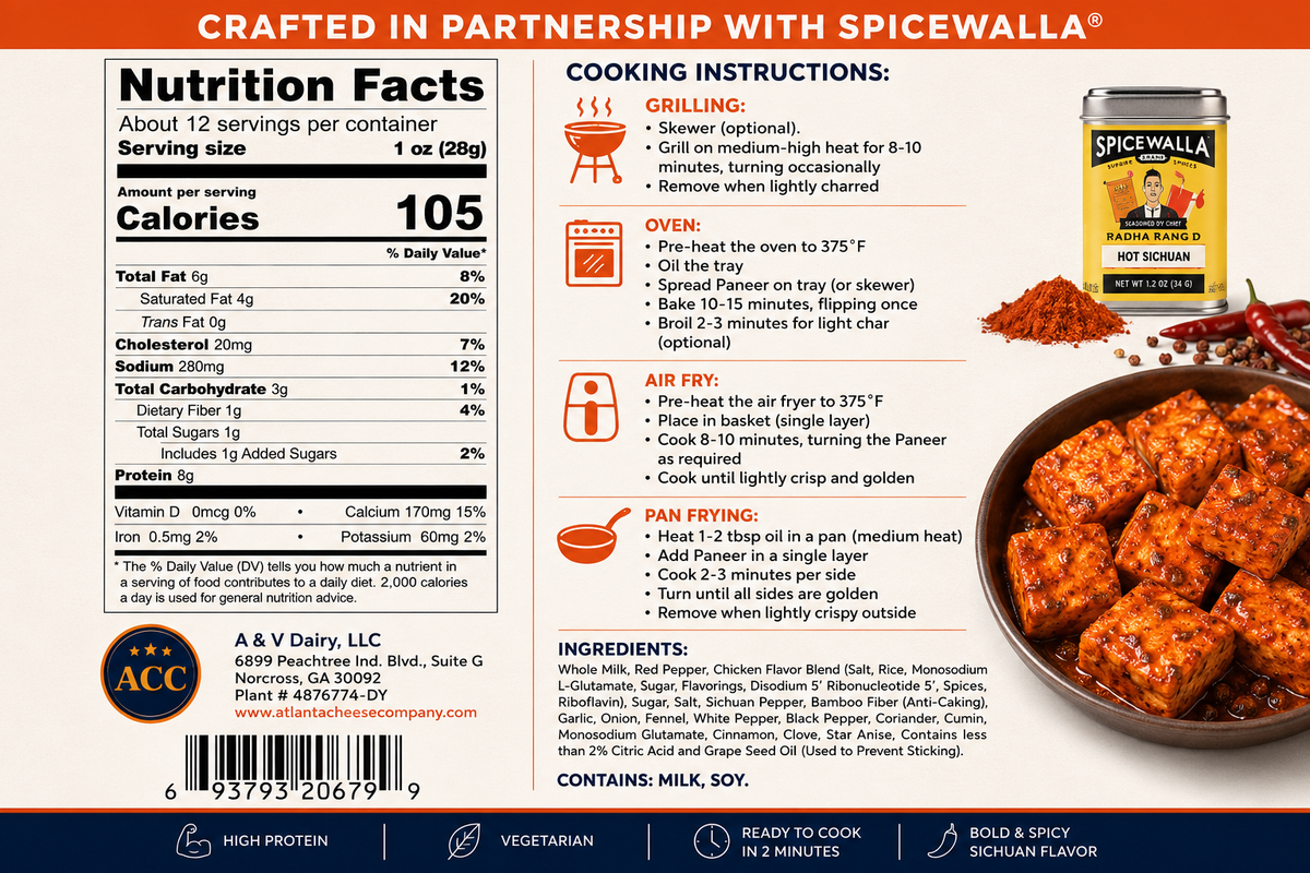 Hot Sichuan Paneer